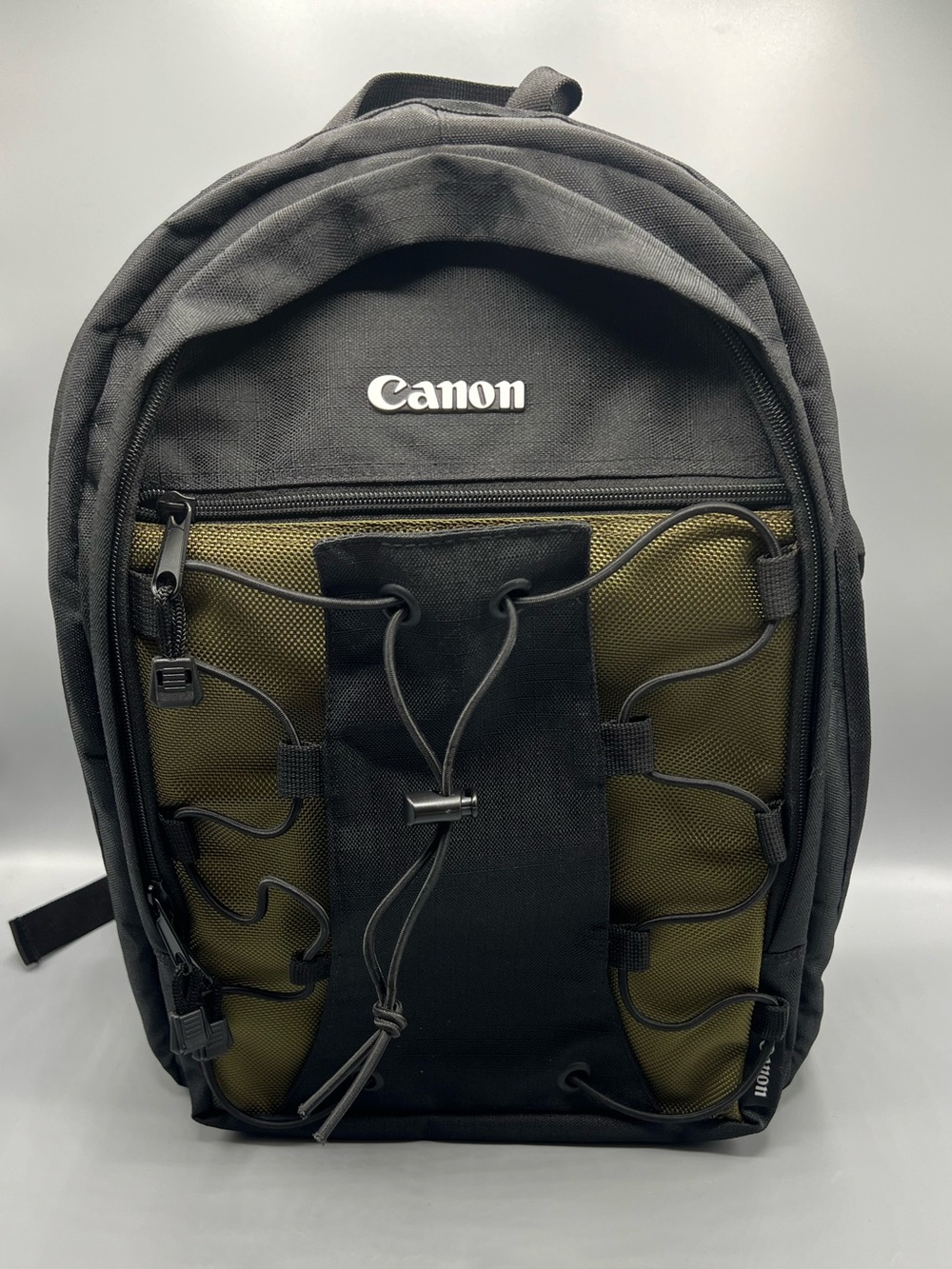 Canon Deluxe 200EG DSLR Camera Backpack Black Green Water Resistant Photography